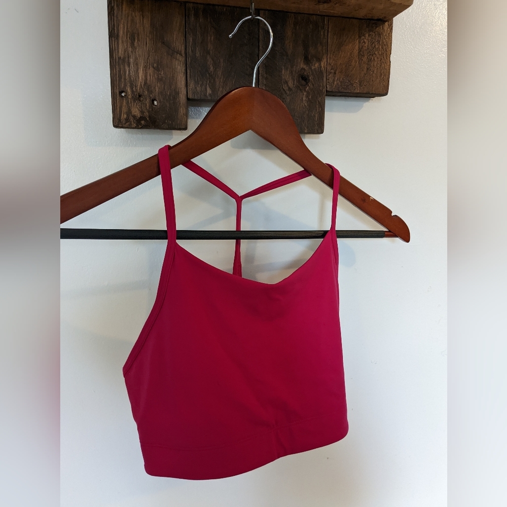 Women's Pink Strappy Bra